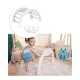 Montessori Hojdací oblúk Rainbow Cotton Candy – Family Nation FN-MONT-ARC-CC