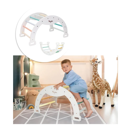 Montessori Hojdací oblúk Rainbow Sunny Beach – Family Nation FN-MONT-ARC-SB