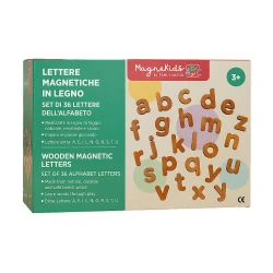 MagneKids Sada 36 magnetických drevených písmen