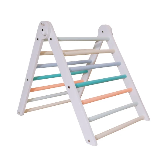 Montessori Pikler trojuholník Rainbow Sunny Beach – Family Nation FN-MONT-PIK-SB