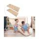 Montessori Šmykľavka Rainbow z brezového dreva – Family Nation FN-MONT-RMP-1