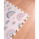 Montessori Puzzle hracia podložka Rainbow 6 dielov 175 x 117 cm – Family Nation FN-MONT-TAPP-RA