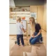 Montessori Učiaca vežička 3 v 1 Prírodná s magnetickou tabuľou – Family Nation FN-MONT-TORMAG-NA