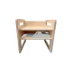 Montessori Set stolík a stolička Prírodný z brezového dreva – Family Nation FN-MONT-TS-NA