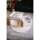 Montessori Set stolík a stolička Prírodný z brezového dreva – Family Nation FN-MONT-TS-NA