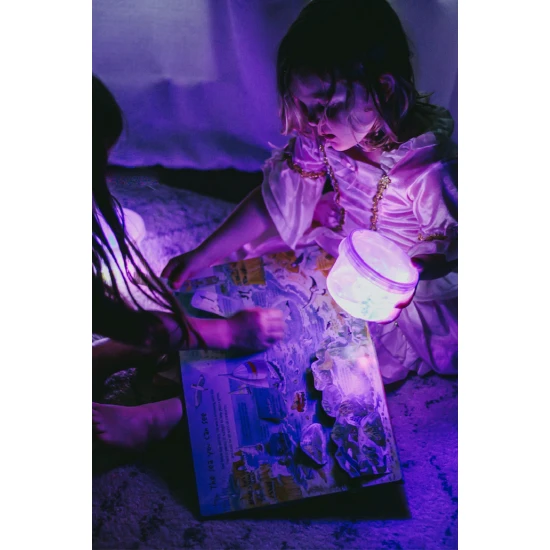 Glo Pals Senzorické svietiace kocky Lumi svietiace kocky do vane pre deti, rozžiarené vo vode.