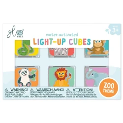 Senzorické svietiace kocky do vody ZOO