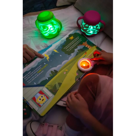 Interaktívna svietiaca kniha Light-Up Library Alex Aké je dnes počasie?