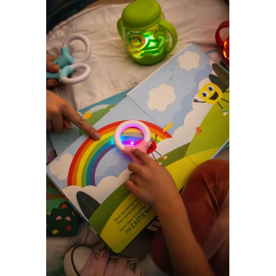 Interaktívna svietiaca kniha Light-Up Library Alex Aké je dnes počasie?