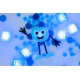 Glo Pals Sada Figúrka Blair a 2 senzorické kocky do vody  – svietiaca hračka do vane pre deti.