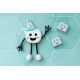 Glo Pals Sada Figúrka Party Pal a 2 senzorické kocky do vody  – svietiaca hračka do vane pre deti.