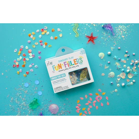 Doplnky do senzorickej fľaše Sea – ponor sa do tvorivej podmorskej hry