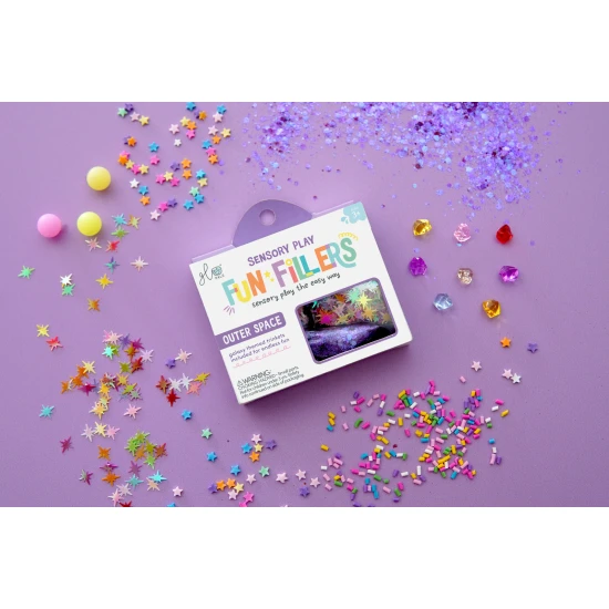 Doplnky do senzorickej fľaše Space – rozvíjajte kreativitu a motoriku