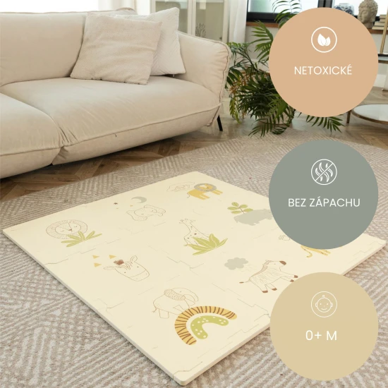 Vytvorte si fantastické puzzle safari s kreslenými motívmi.