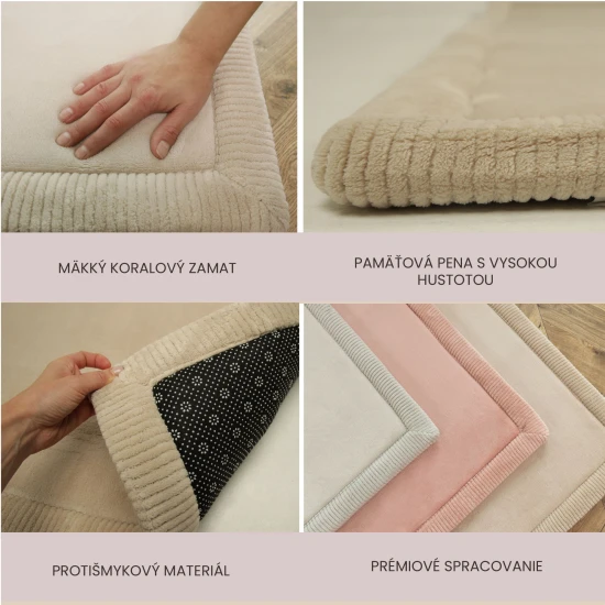 Detský koberec Rainbow Elephant pre bezpečné a pohodlné hranie.