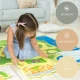 Hracia penová puzzle podložka s cestami, budovami a autíčkami, 1.2x1.2 m – detská autodráha z EVA peny
