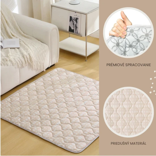 Štýlová a praktická podložka na hranie doma aj vonku.