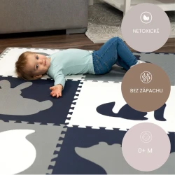 Hracia podložka Puzzle XXL Les 1.8 x 1.8 m