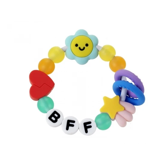 Infantino Hryzátko silikónové Friendship BFF