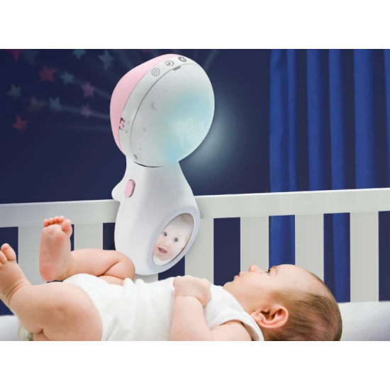 Infantino Hudobný kolotoč s projekciou 3v1 Dusty Pink