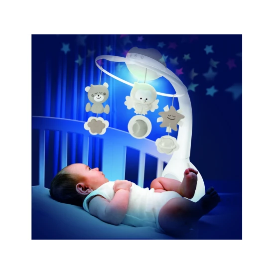 Infantino Hudobný kolotoč s projekciou 3v1 ecru