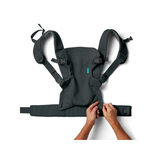 Infantino Nosič Flip 4v1 Light & Airy Convertible Dark Grey