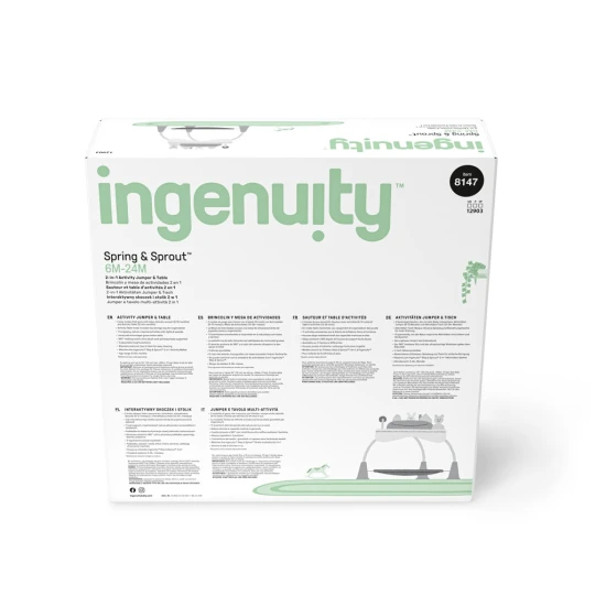 Aktívne centrum 2v1 Spring&Sprout™ 6m+ do 11 kg Ingenuity 12903-1
