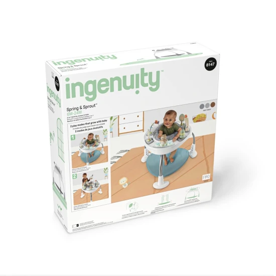 Aktívne centrum 2v1 Spring&Sprout™ 6m+ do 11 kg Ingenuity 12903-1