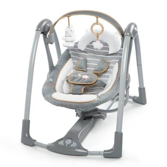 Hojdačka konvertibilná cestovná s melódiou Bella Teddy™ 0m+ do 9kg Ingenuity 11023-2