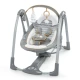 Hojdačka konvertibilná cestovná s melódiou Bella Teddy™ 0m+ do 9kg Ingenuity 11023-2