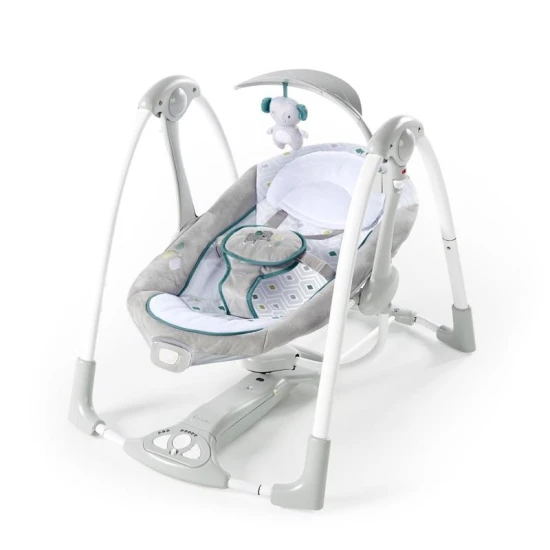 Hojdačka konvertibilná vibrujúca s melódiou Nash 2v1, 0m+ do 9 kg Ingenuity 12055-1