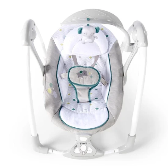 Hojdačka konvertibilná vibrujúca s melódiou Nash 2v1, 0m+ do 9 kg Ingenuity 12055-1