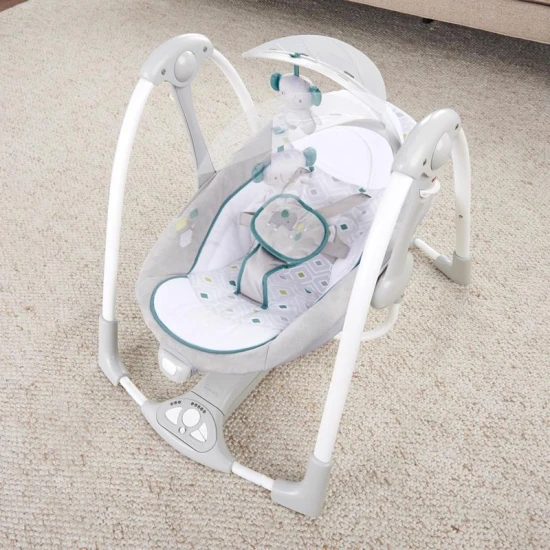 Hojdačka konvertibilná vibrujúca s melódiou Nash 2v1, 0m+ do 9 kg Ingenuity 12055-1
