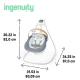 Hojdačka pohupujúca hudobná Chambray 0m+, do 9 kg Ingenuity 16927-1