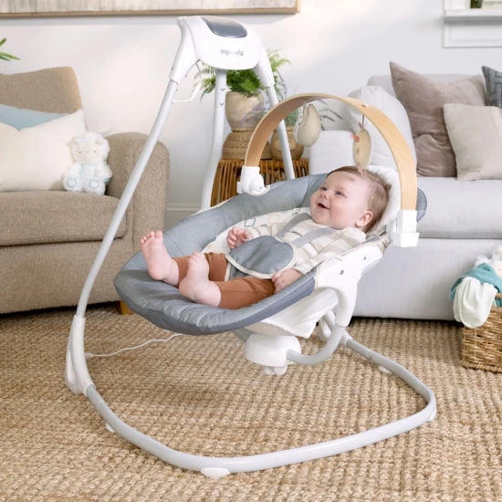 Hojdačka pohupujúca hudobná Parker™ 0m+, do 9kg Ingenuity 16926-1