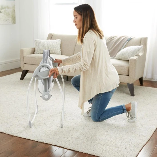 Hojdačka s melódiou Cuddle Lamb 0m+ do 9 kg Ingenuity 12184-3