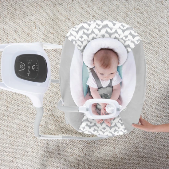 Hojdačka veľká s vibrujúcim húpatkom a melódiou USB 2v1 Raylan 0m+ do 9 kg Ingenuity 11791-1