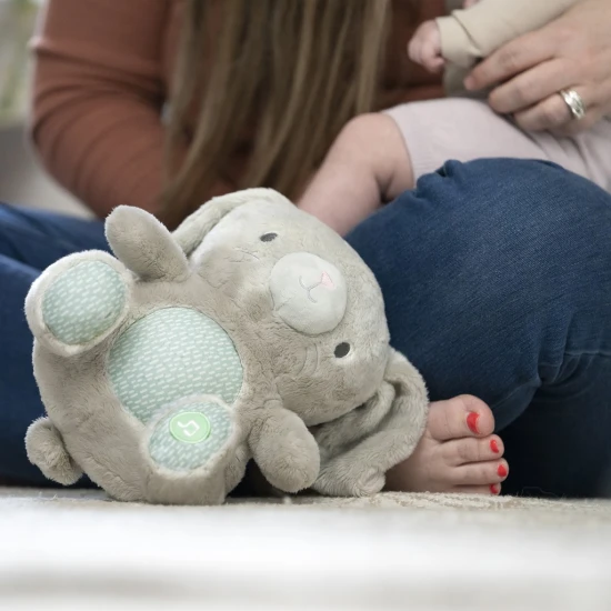 Hračka plyšová ukľudňujúca s melódiami zajíček Sylvi™ 0m+ Ingenuity 12920-6