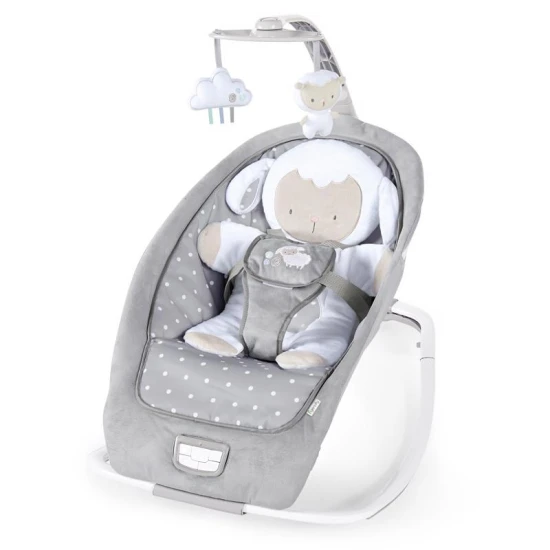 Húpatko vibrujúce s melódiou Cuddle Lamb 0m+ do 18 kg, 2019 Ingenuity 12118-3