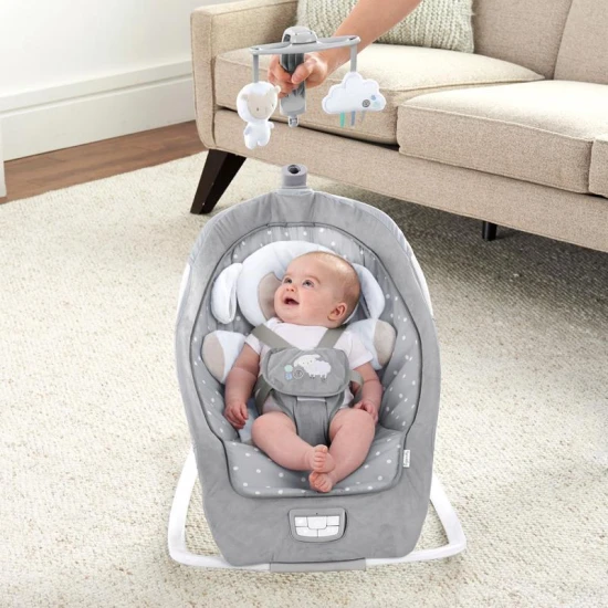 Húpatko vibrujúce s melódiou Cuddle Lamb 0m+ do 18 kg, 2019 Ingenuity 12118-3