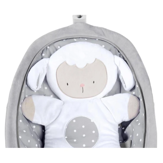 Húpatko vibrujúce s melódiou Cuddle Lamb 0m+ do 18 kg, 2019 Ingenuity 12118-3