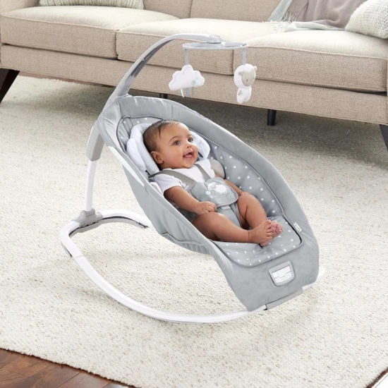 Húpatko vibrujúce s melódiou Cuddle Lamb 0m+ do 18 kg, 2019 Ingenuity 12118-3