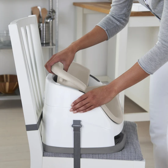 Jedálenská stolička na stoličku 2v1 Baby Base Cashmere 6m+ do 15 kg Ingenuity 10678-2