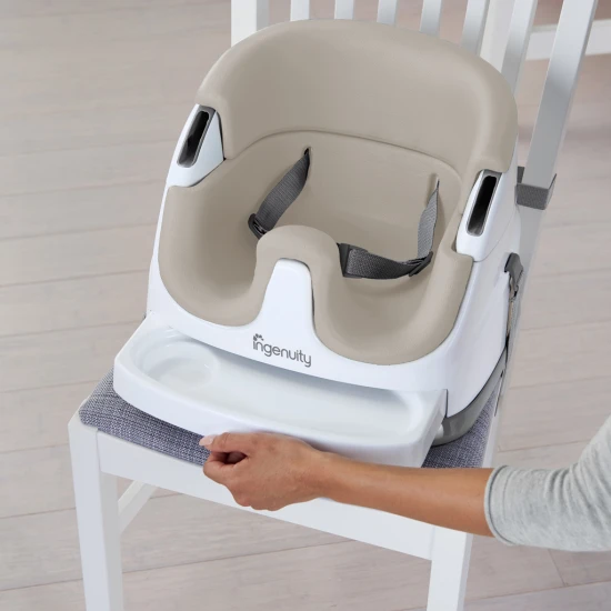Jedálenská stolička na stoličku 2v1 Baby Base Cashmere 6m+ do 15 kg Ingenuity 10678-2