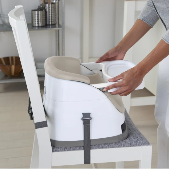 Jedálenská stolička na stoličku 2v1 Baby Base Cashmere 6m+ do 15 kg Ingenuity 10678-2
