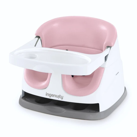 Jedálenská stolička na stoličku 2v1 Baby Base™ Peony 6m+ do 15 kg Ingenuity 16726-2
