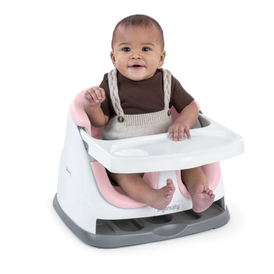 Jedálenská stolička na stoličku 2v1 Baby Base™ Peony 6m+ do 15 kg Ingenuity 16726-2