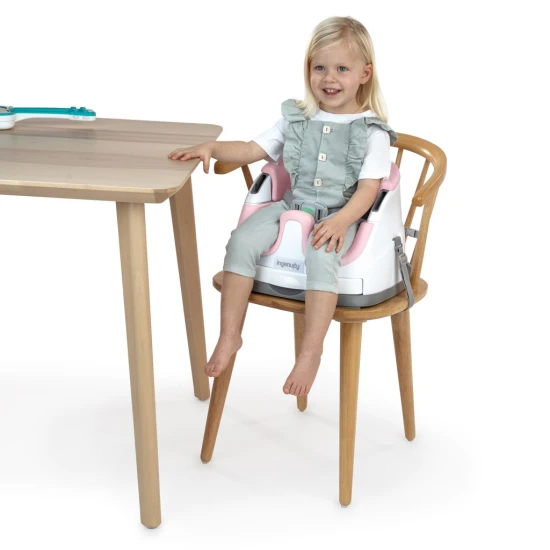 Jedálenská stolička na stoličku 2v1 Baby Base™ Peony 6m+ do 15 kg Ingenuity 16726-2