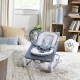 Lehátko masážne vibrujúce s melódiou Happy Belly™ Rock-to-Bounce Chambray 0m+ do 9kg Ingenuity 16854-2