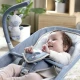 Lehátko masážne vibrujúce s melódiou Happy Belly™ Rock-to-Bounce Chambray 0m+ do 9kg Ingenuity 16854-2